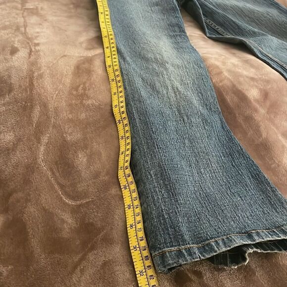 Steve & Barry’s Denim Girls Flare Jeans with Butterfly Applications Size 10 R - Picture 13 of 16